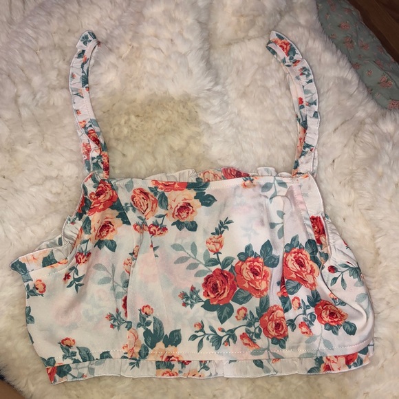 Floral Spring/Summer Mini Top - Picture 2 of 3
